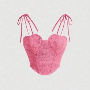 Tie Shoulder
Bustier Cami Top